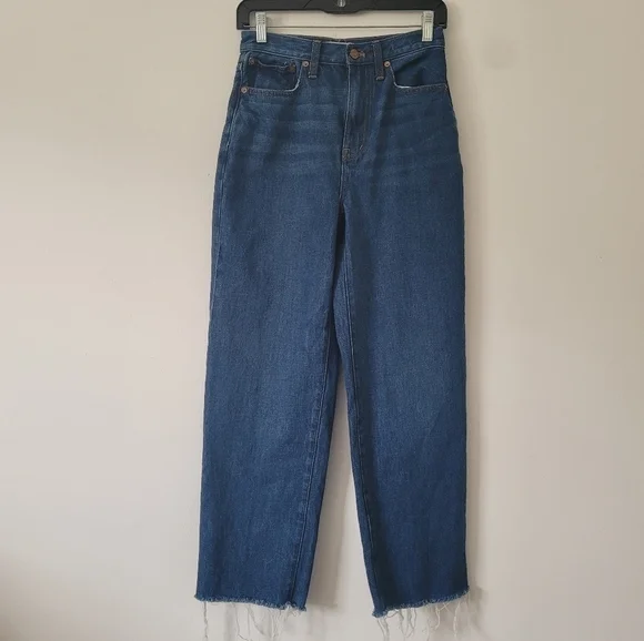 Madewell Baggy Straight Leg Jeans Mom jeans Size 24 - Picture 2 of 14